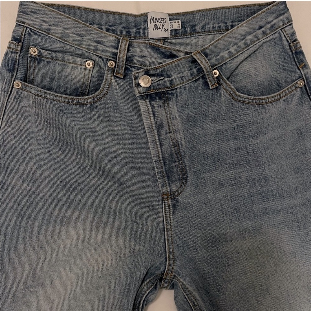 Princess Polly Asymmetrical Jeans
